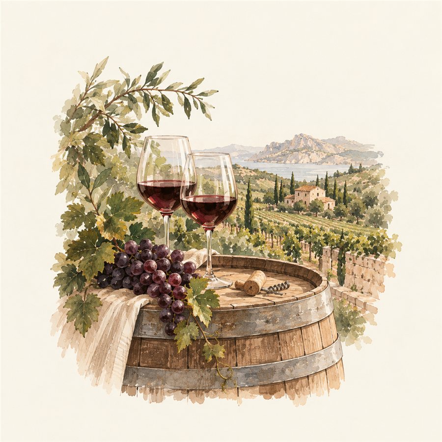 Degustação de vinhos Cannonau